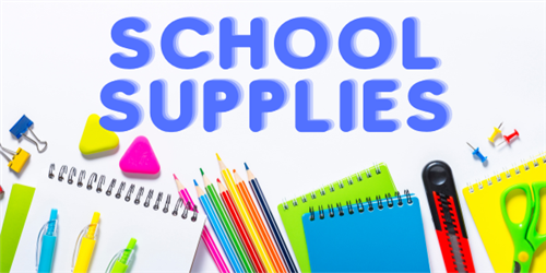 School supplies list